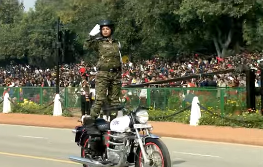 CRPF Women Daredevils Perform Gravity-Defying Bike Stunts At Republic