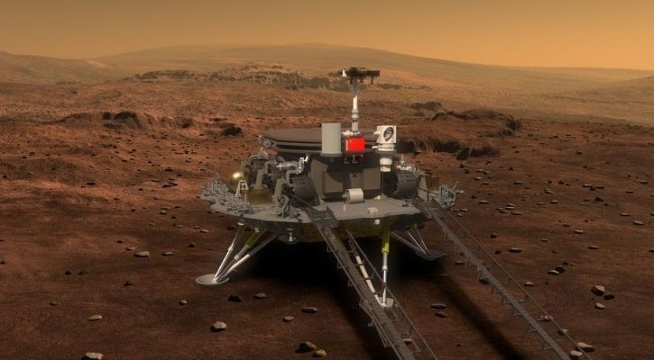 Tianwen-1 China Mars rover sensor