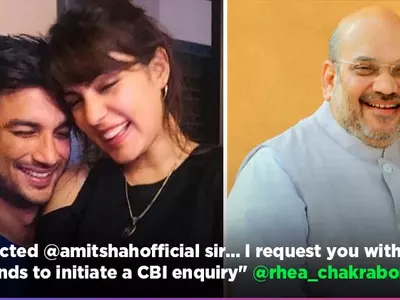 Sushant's Girlfriend Rhea Chakraborty Requests Home Minister Amit Shah For A CBI Inquiry