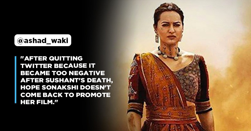 Sonakshi Sinha Trolled Even When She Isnt On Twitter After Her First