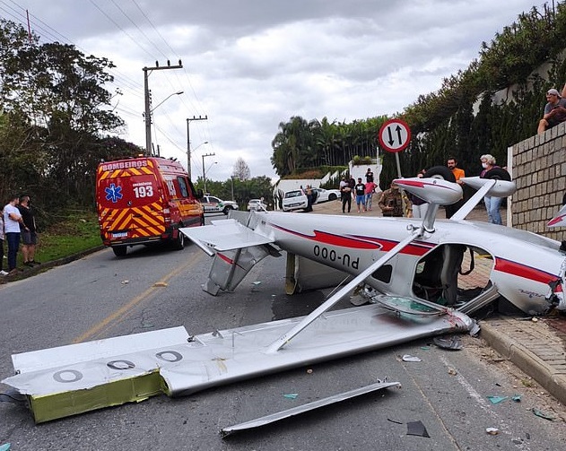 Small Plane Crashes Onto Busy Street