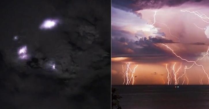 can lightning travel in space