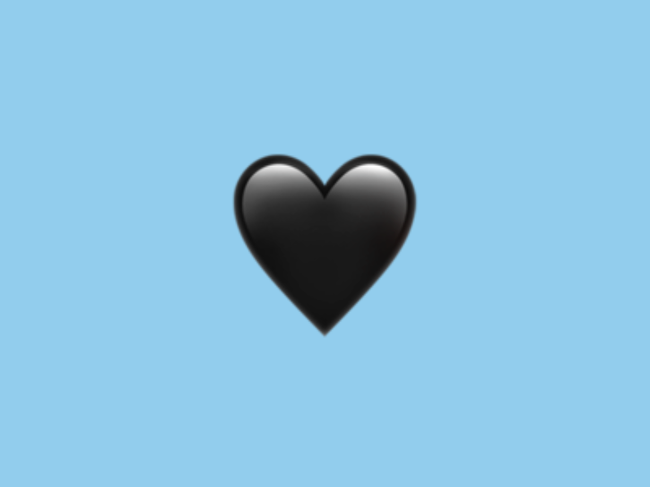 What Does A Black Heart Emoji Means And Stands For 