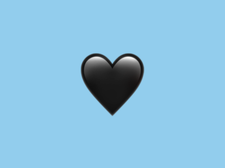 What Does A Black Heart Emoji Means And Stands For