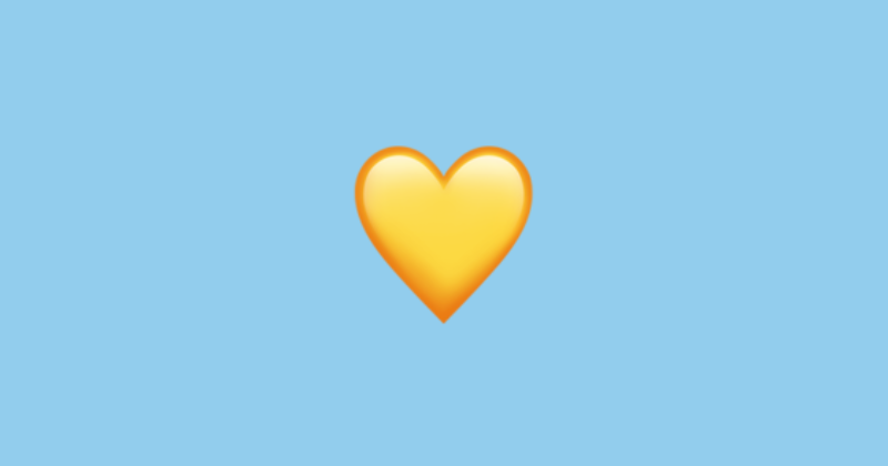 what-does-a-yellow-heart-emoji-means-on-whatsapp-instagram-snapchat