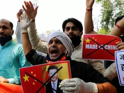 Boycott China protests in India