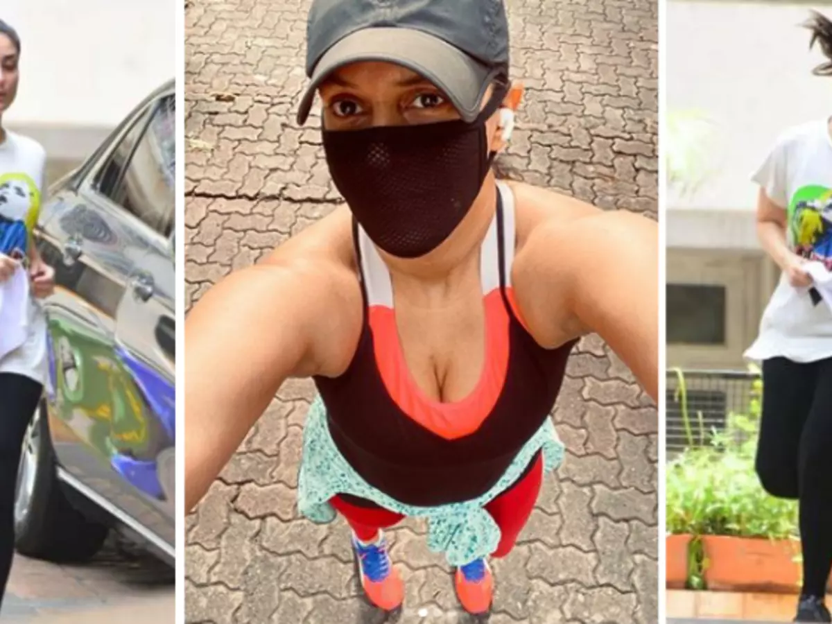 As Lockdown Eases, Kareena Kapoor & Neha Dhupia Step Out For Jogging Outside Their Buildings