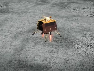 ISRO Vikram Lander simulation on Chandrayaan-2