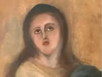 spain painting botched