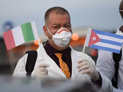Cuban Doctors Head To Italy To Battle Coronavirus