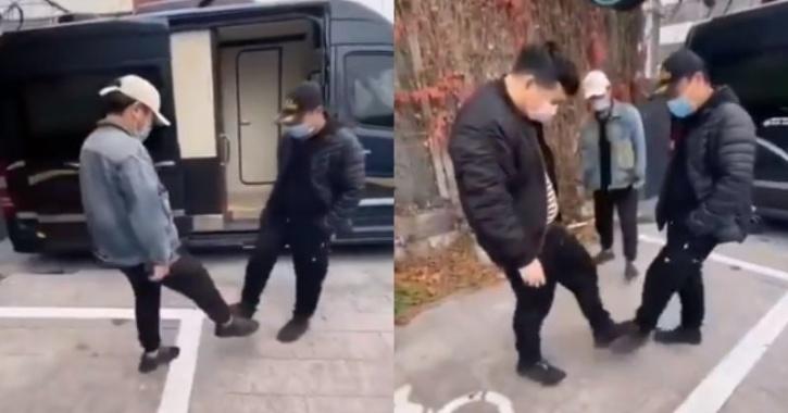 Image result for china greeting by legs instead of hands