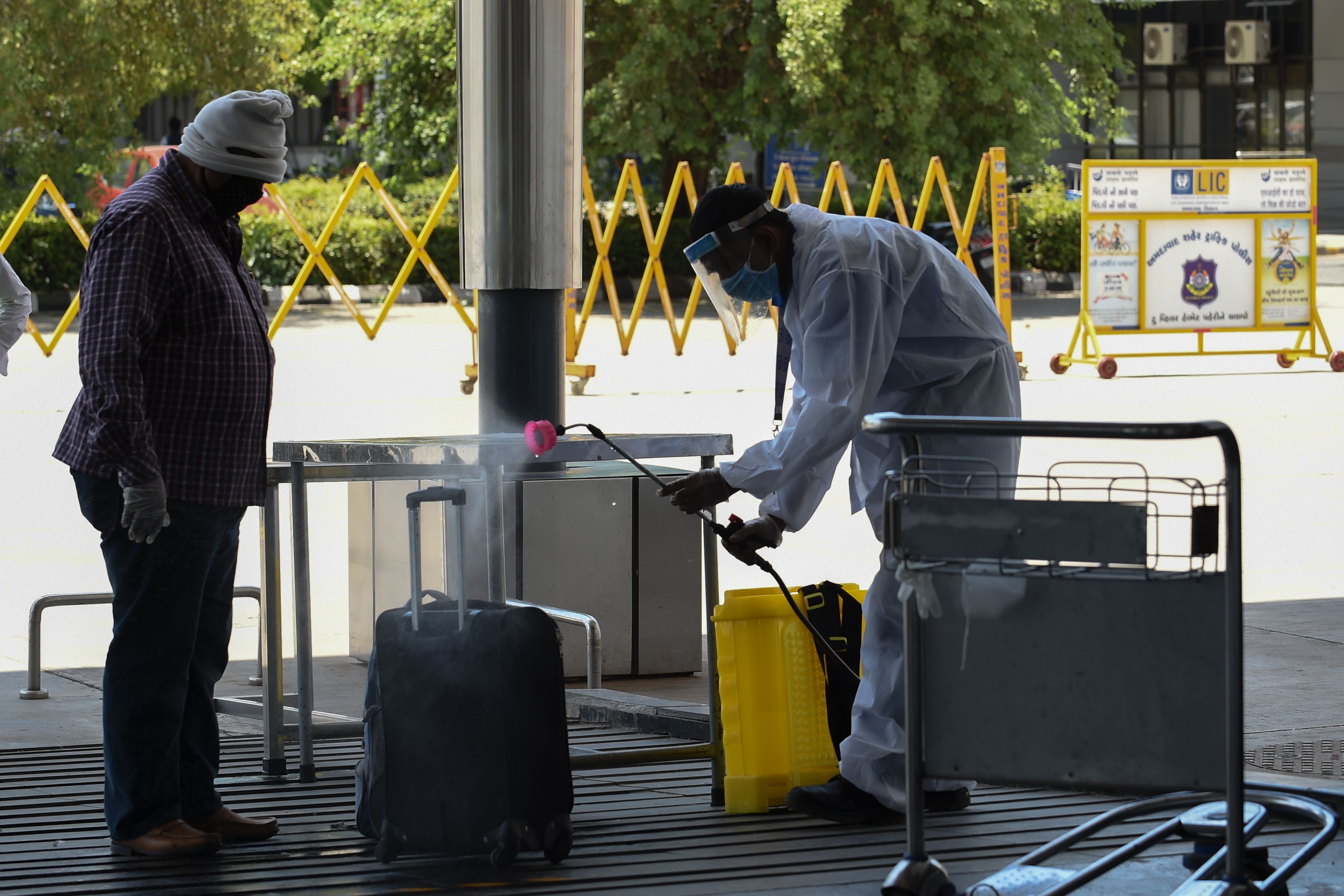 Passengers Luggage should be sanitize