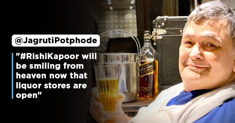 'His Last Wish Came True', Fans Remember Rishi Kapoor's Tweet As Liquor ...