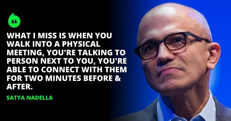 Satya Nadella Is Against Permanent Work From Home, Says It's Not Good ...