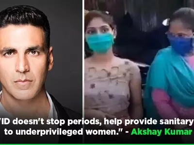 Akshay Kumar Provides Sanitary Pads & Kits To  Female Daily Wage Workers, Urges People To Donate Too