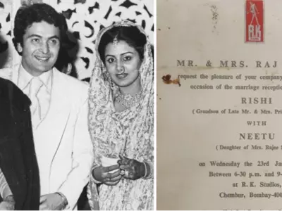 Rishi Kapoor And Neetu Singh's Wedding Reception Invitation & Photos From 40 Years Ago Go Viral