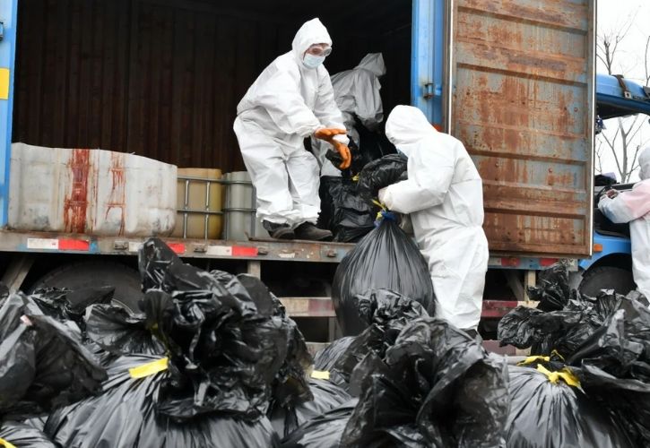 Corona waste impact on the environment