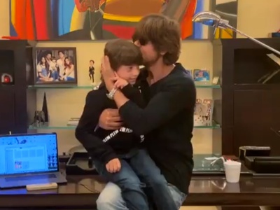 Shah Rukh Khan Sends Fans Into A Tizzy As He Sings Song Ft Son AbRam To Raise Money For COVID-19 Relief