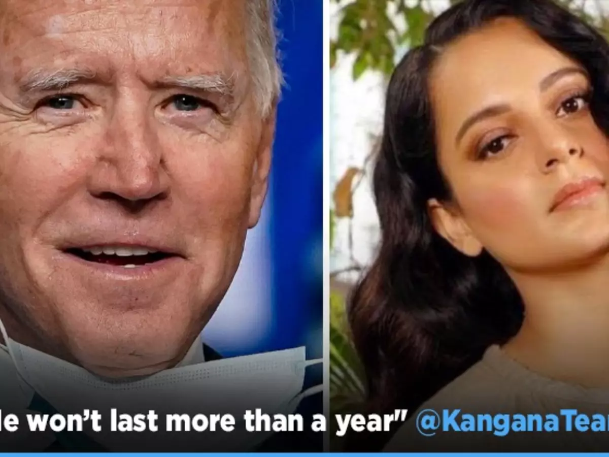 Kangana Ranaut Calls Joe Biden As 'Ghajini', Says Clearly Kamala Harris Will Run The Country Kangana Ranaut Calls Joe Biden As 'Ghajini', Says Clearly Kamala Harris Will Run The Country