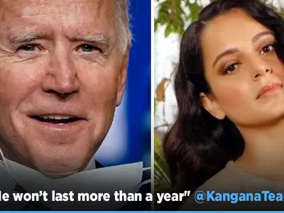 Kangana Ranaut Calls Joe Biden As 'Ghajini', Says Clearly Kamala Harris Will Run The Country