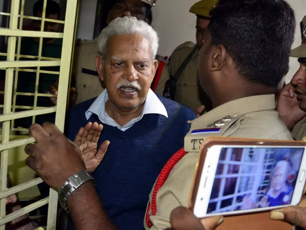 Varavara Rao, Varavara Rao Health, Varavara Rao Jail, Varavara Rao Bail, Varavara Rao Bombay High Court, Bhima Koregaon, Elgar Parishad Indiatimes