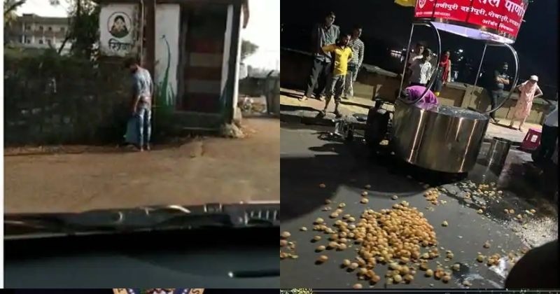 Vendor Caught Using Toilet Water For Pani Puri