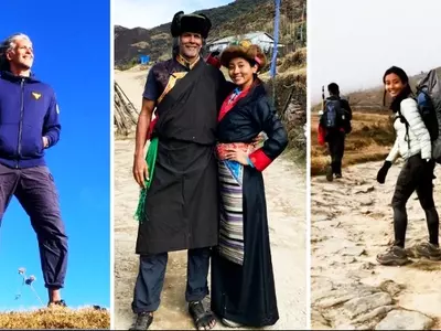 Giving Us Major Travel Goals For 2020, Milind Soman & Wife Ankita Konwar Go For Himalayan Trek