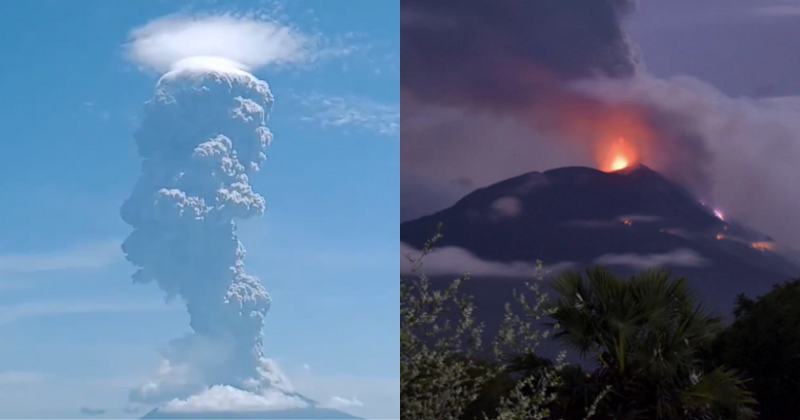 Volcano Erupts In Indonesia