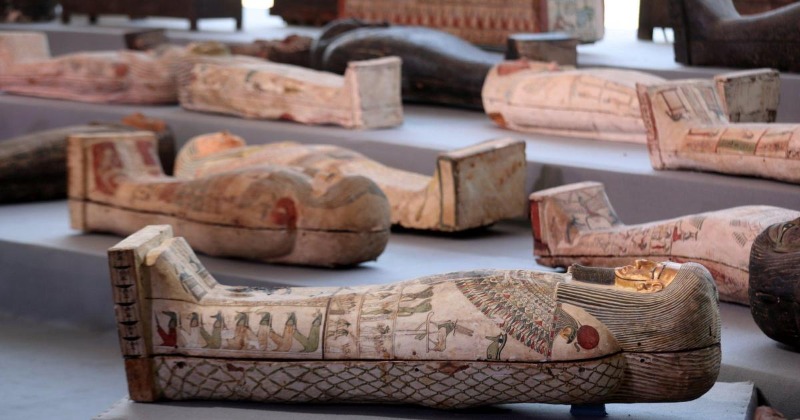 Over 100 Sarcophagi Found In Egypt's Cairo