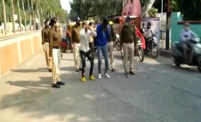 MP Cops Make Two Men Do Sit-Ups For Sexually Harassing Women