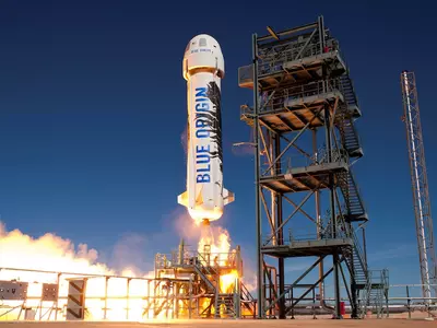 Jeff Bezos' Blue Origin Breaks SpaceX' Record For Most Flights By A Reusable Rocket