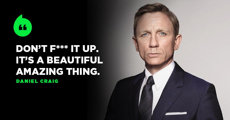 Daniel Craig's Advise For The Next James Bond After Him Is What We All ...