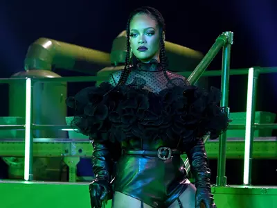 Rihanna on her Savage X Fenty's fashion show.