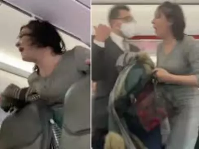 easy-jet-A woman was escorted off from an EasyJet flight from Belfast to Edinburgh amid claims she refused to wear a face mask and shouted "everybody dies" at crew.