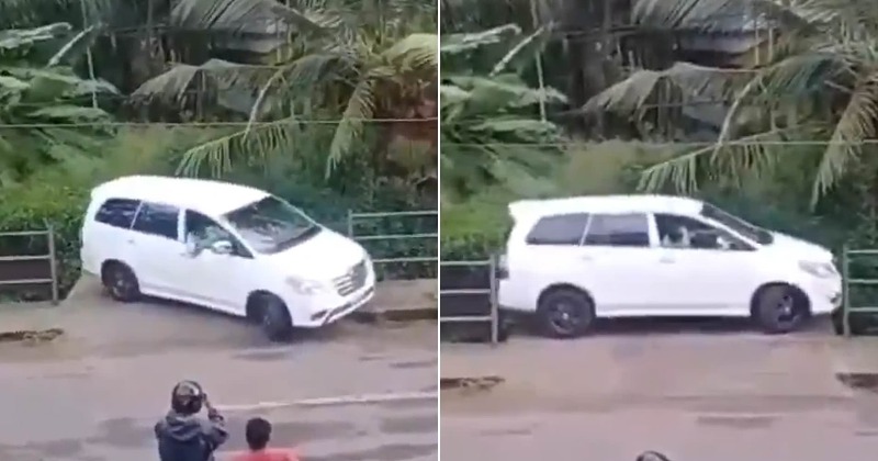 Parallel Parking In This Impossible Spot Is A New Viral Challenge