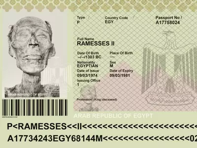 Ramses II passport