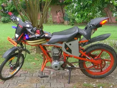 Chandigarh Class 10 Student, Self Built Motorcycle, Recycle, Motorcycle Parts, India News, Auto News