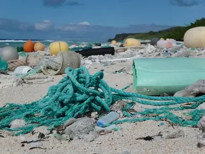 plastic waste henderson island