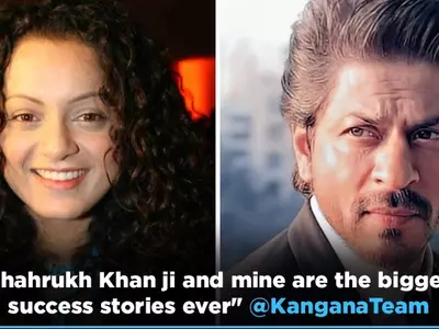 Kangana Compares Her Success To Shah Rukh Khan's, Calls King Of Bollywood Privileged Newcomer