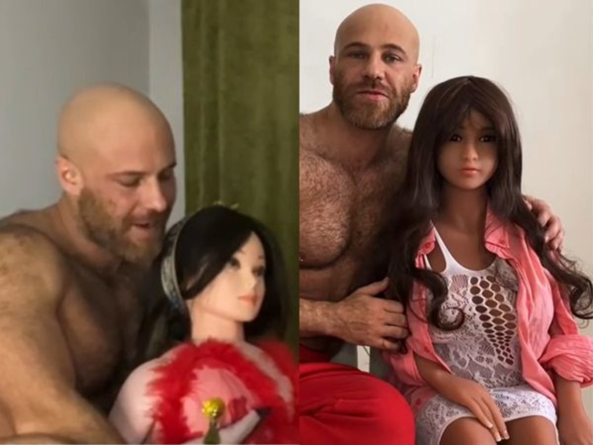 Kazakhstan Bodybuilder Yuri Tolochko Now In Threesome With Two Sex Dolls pic