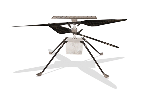 3D model of the Mars 2020 Ingenuity Helicopter
