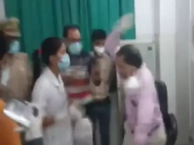 Watch: Shocking Video Shows Nurse And Doctor Slapping Each Other