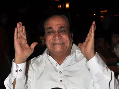 A smiling photo of Kader Khan who was born in Afghanistan.