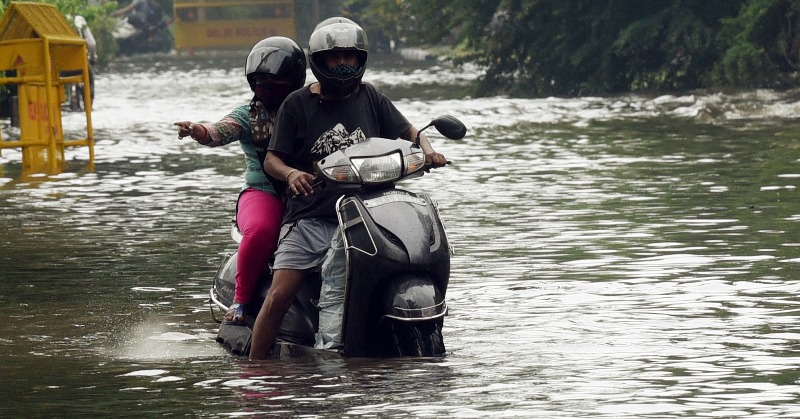 Heavy Rainfall In Delhi, Orange Alert Issued