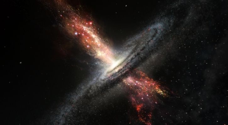 인도 과학자들은 먼 우주에서 병합되는 3개의 초대질량 블랙홀을 모니터링합니다.