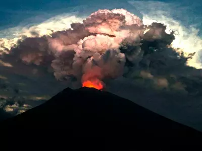 Volcanic eruption climate change