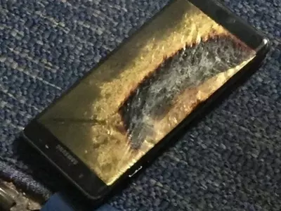 phone catch fire