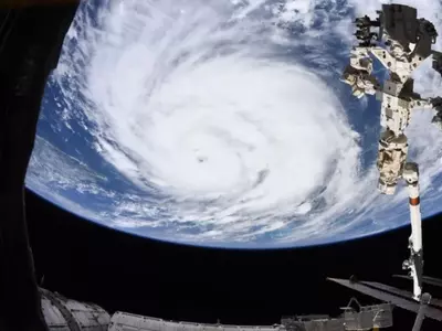 Astronauts Share Terrifying Images Of Hurricane Ida From Space As It Hits US