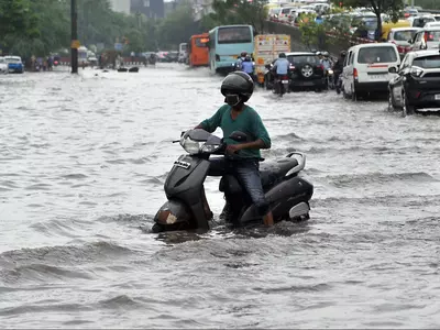 Heavy rain in india