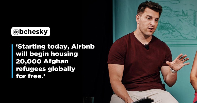 Airbnb Will Provide Free Housing For 20,000 Afghan Refugees